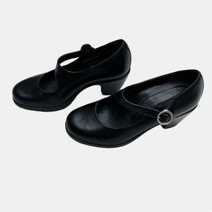 Dansko real leather size 5.5 / 36 clog heel Mary janes
